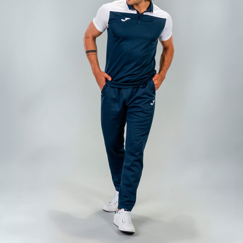 joma hobby ii polo shirt navy blue white