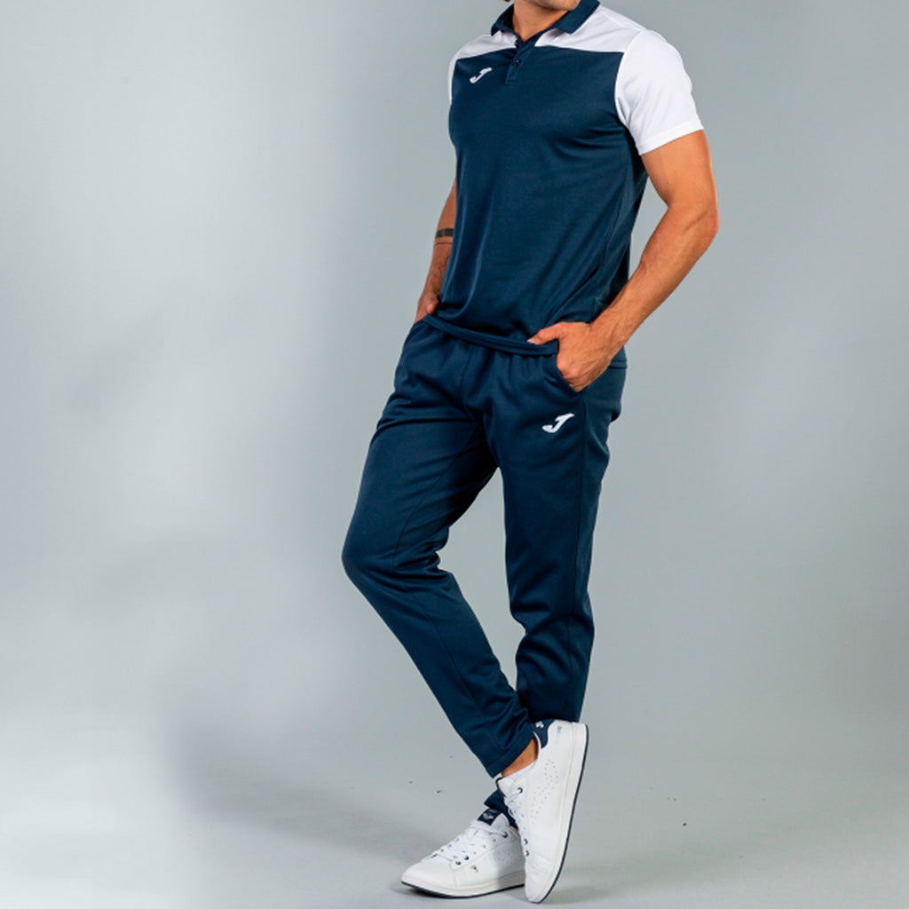 joma hobby ii polo shirt navy blue white