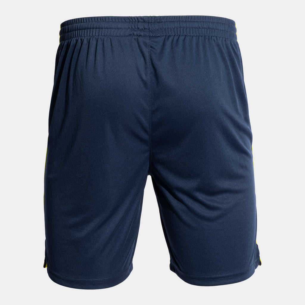 joma open iii bermuda short navy blue yellow