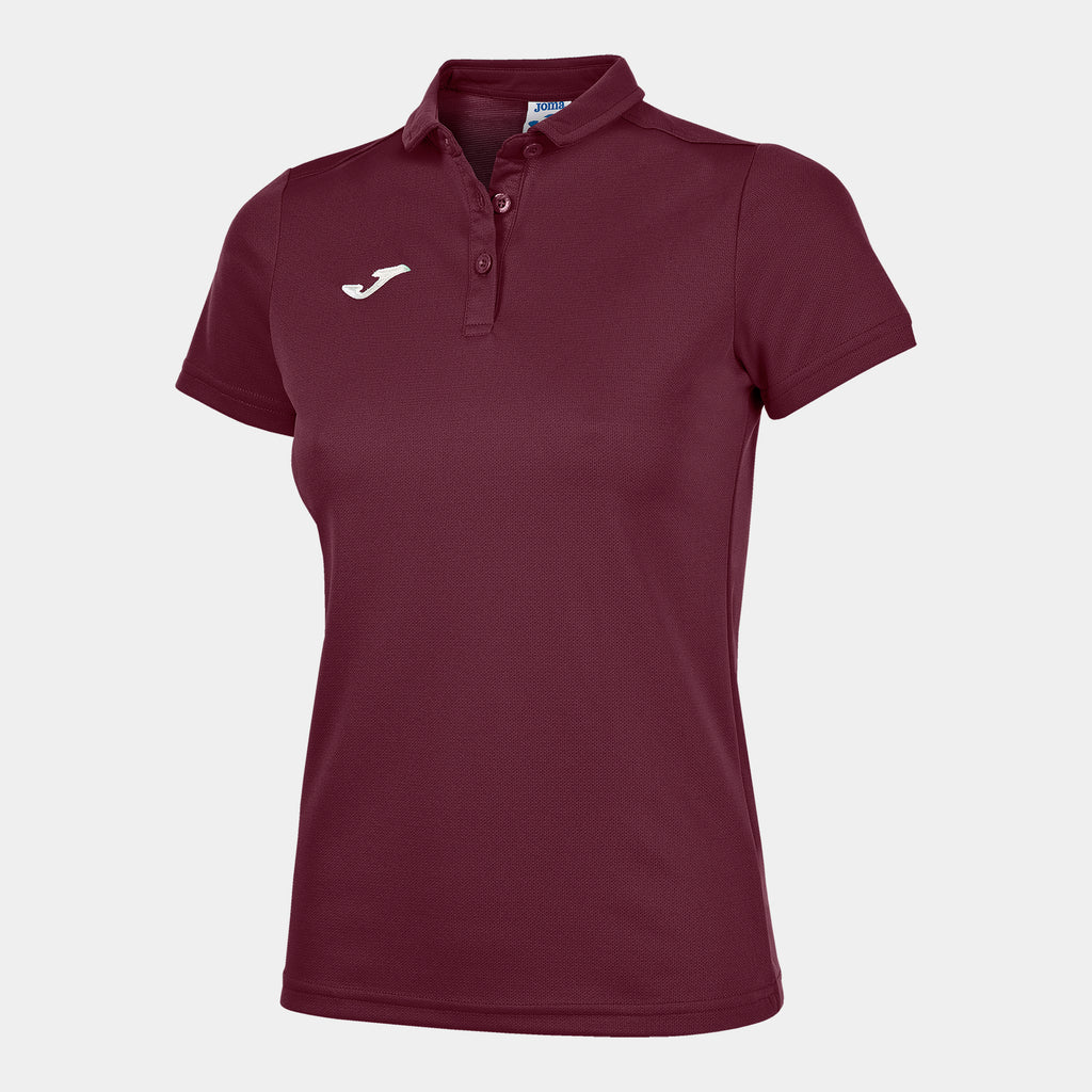 Joma HOBBY Women's Polo Shirt (Burgundy)