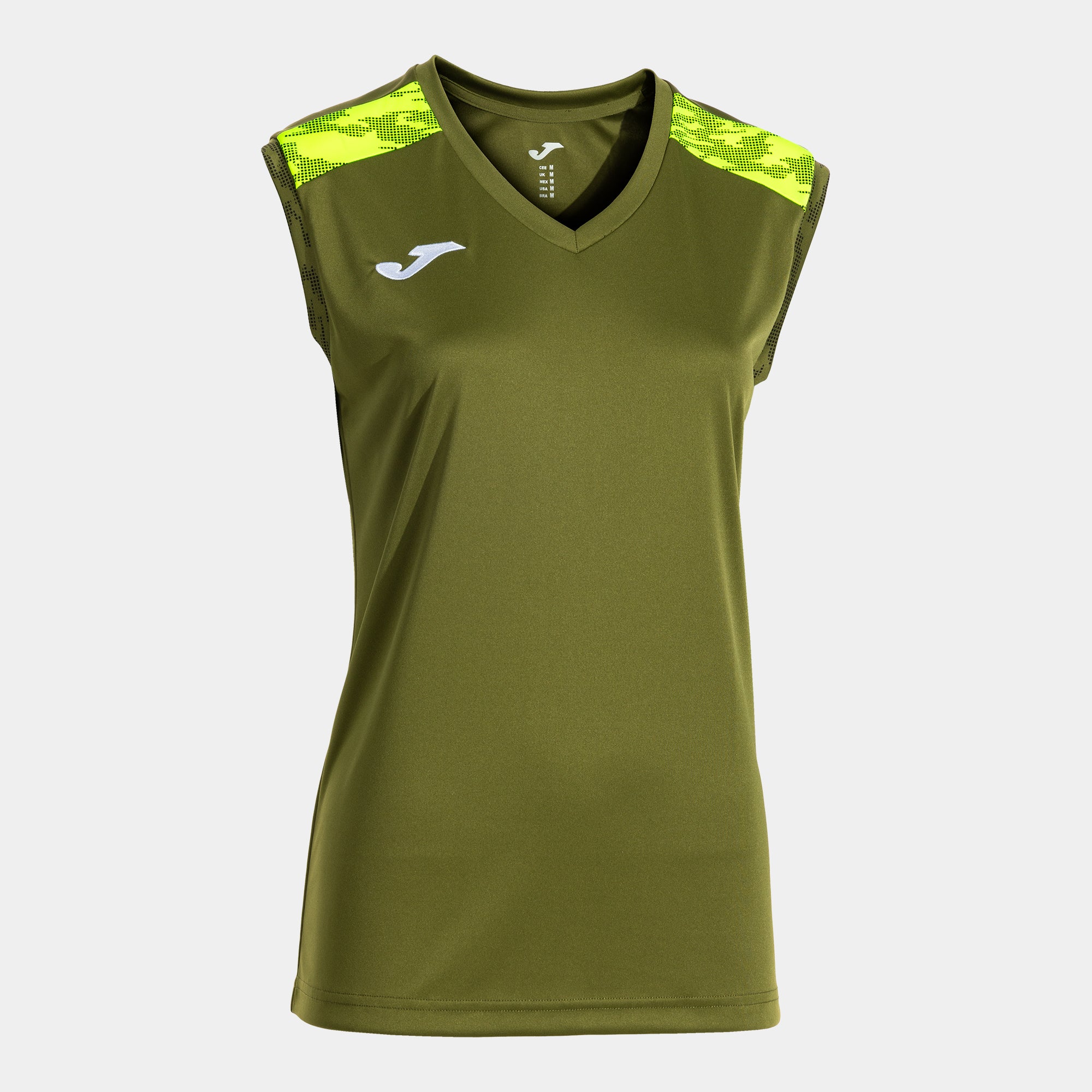 Joma CHAMPIONSHIP VIII Women's Sleeveless Shirt (Green Fluo Yellow)