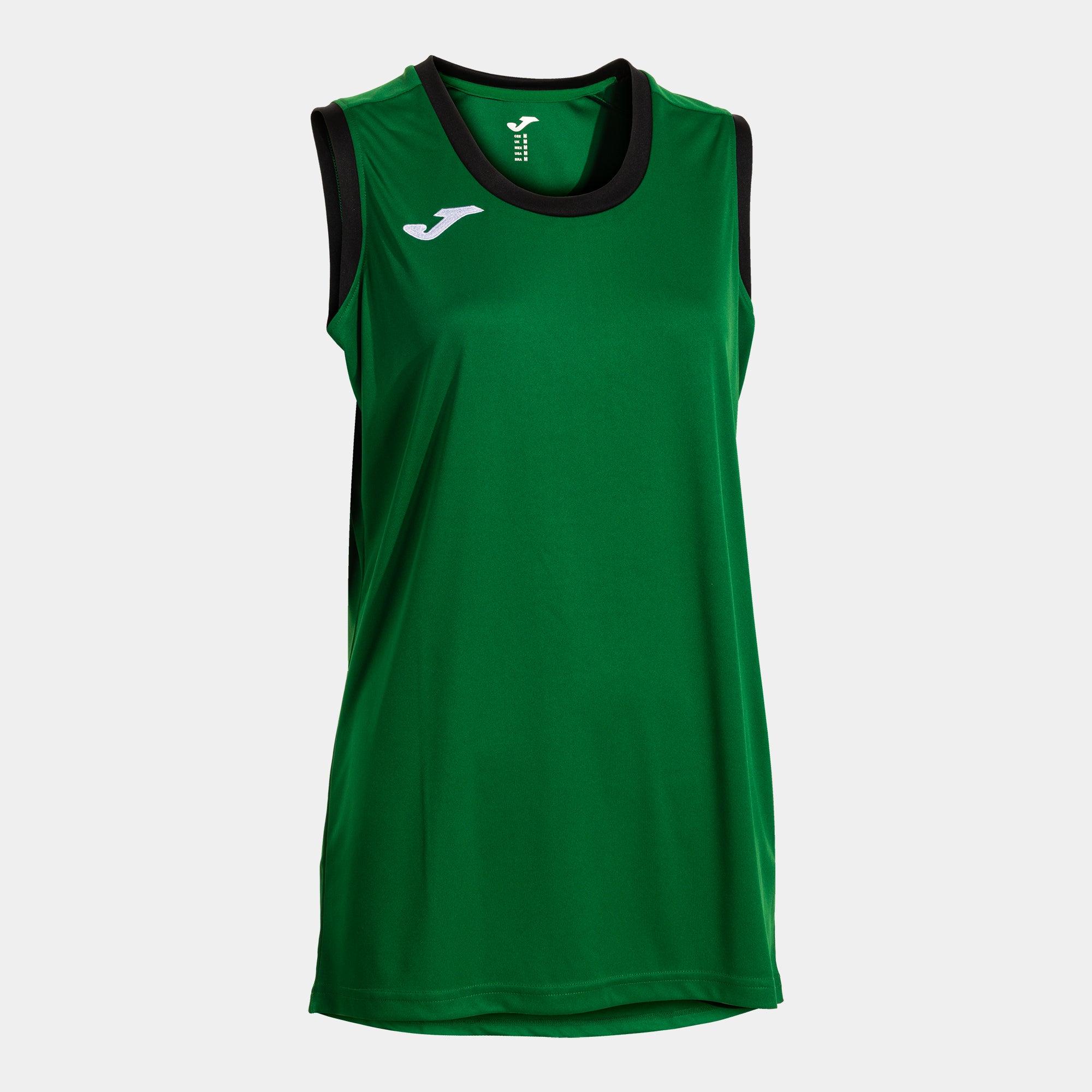 Joma FINAL BASKET Women's Sleeveless Shirt (Green Black)