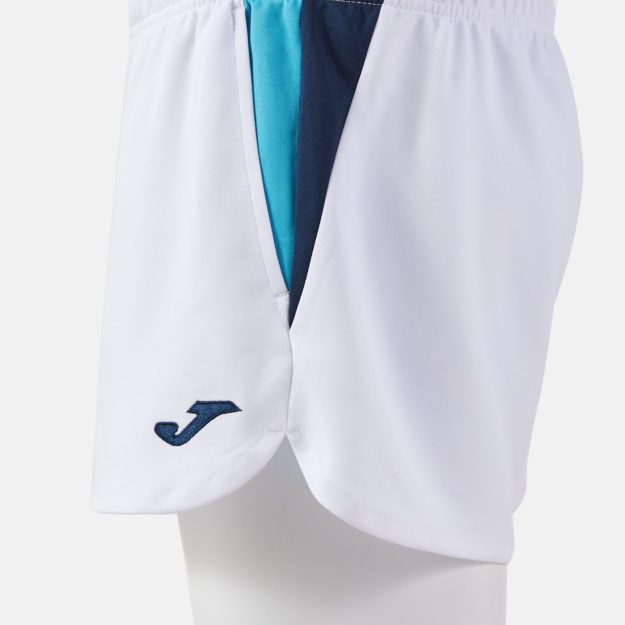 Joma TERRA Women's Short (White Fluo Turquoise) — view 4