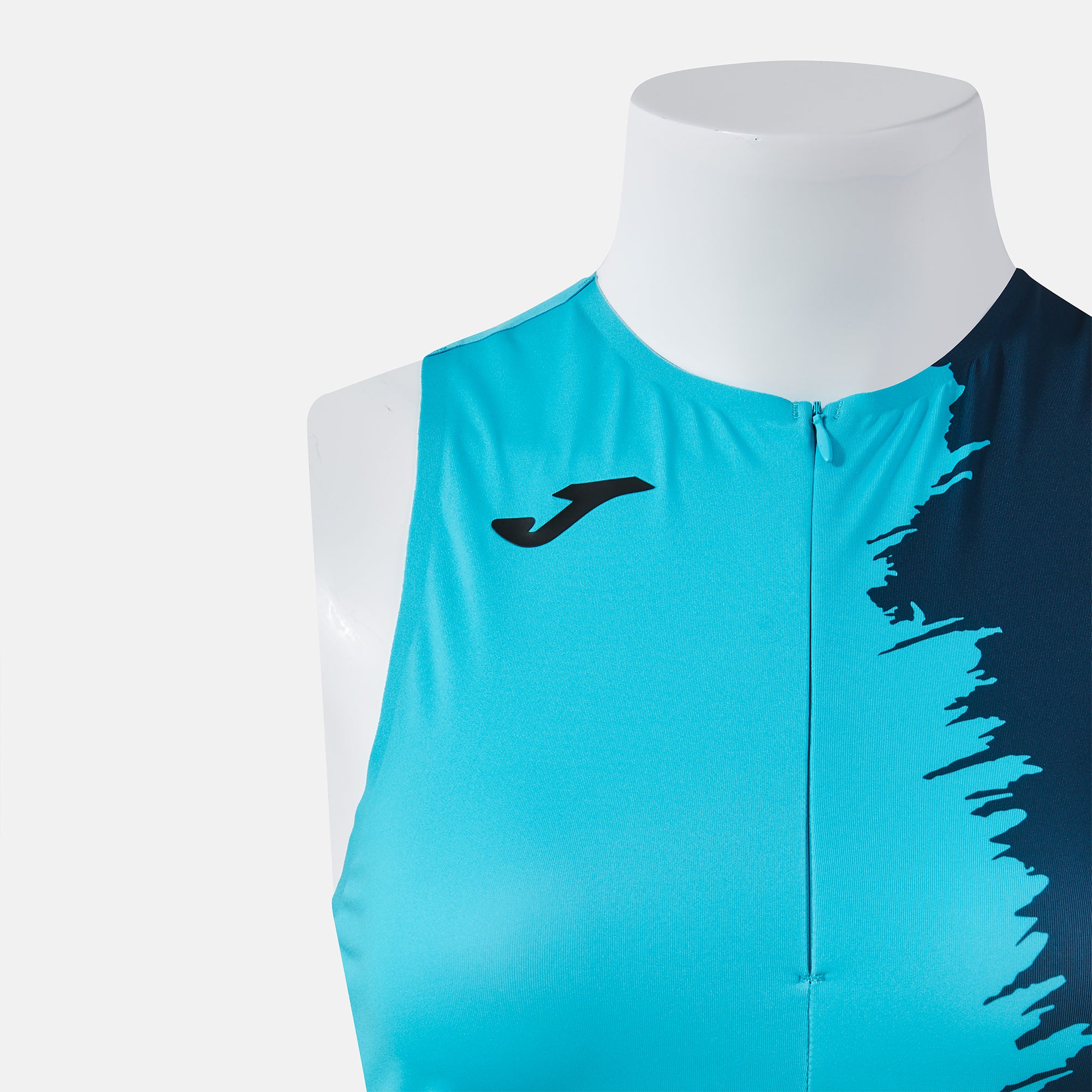 Joma PICASHO CITY Women's Running Vest (Fluo Turquoise Dark Navy) — view 3