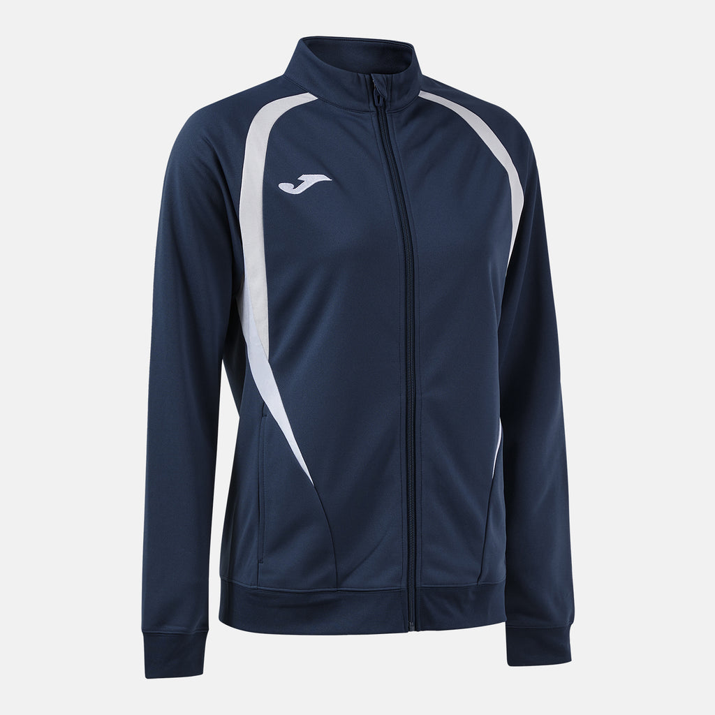 Joma CHAMPIONSHIP 20 Women's Full Zip Tracksuit Jacket (Navy Blue Gray)