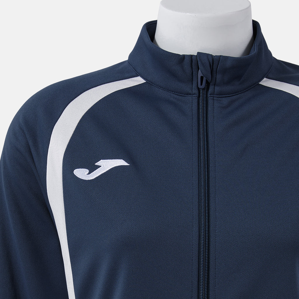Joma CHAMPIONSHIP 20 Women's Full Zip Tracksuit Jacket (Navy Blue Gray) — view 3