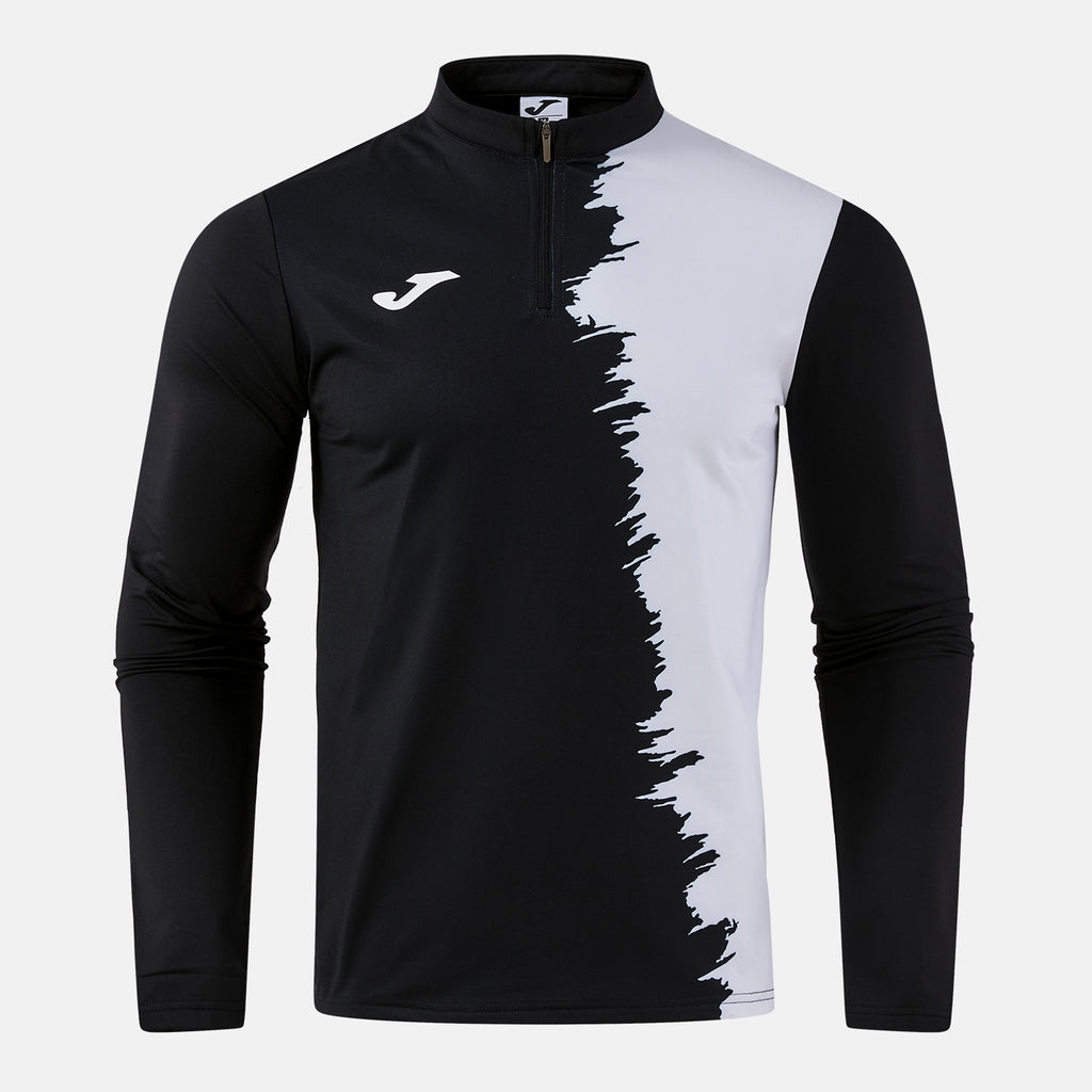 Joma PICASHO CITY Qtr Zip Sweatshirt (Black White)