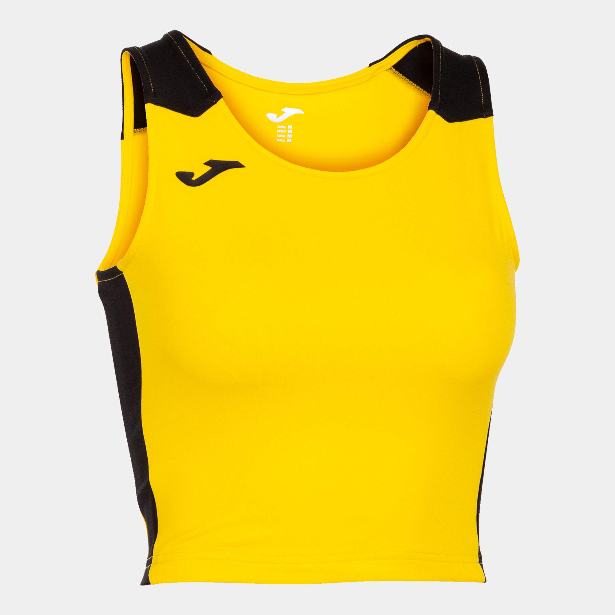 Joma RECORD II Women's Running Top (Yellow Black)