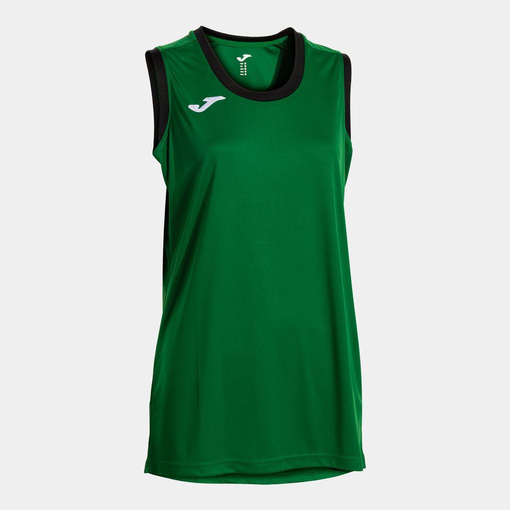 Joma FINAL BASKET Women's Sleeveless Shirt (Green Black)