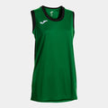 Joma FINAL BASKET Women's Sleeveless Shirt (Green Black)