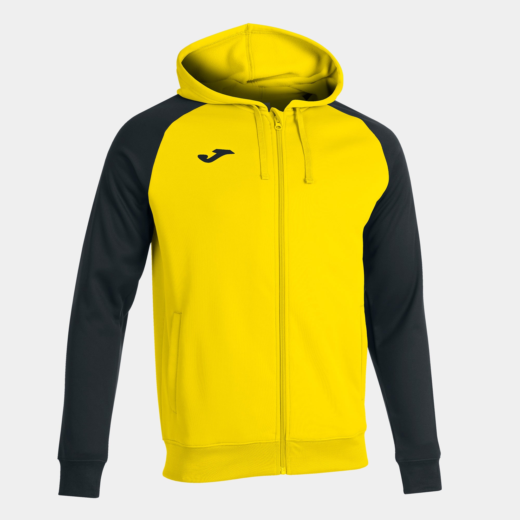 Joma ACADEMY IV Full Zip Hooded Jacket (Yellow Black)