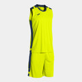 Joma LIDER Basketball Set (Fluo Yellow Dark Navy)