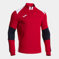 Joma DANUBIO IV Qtr Zip Sweatshirt (Red White)