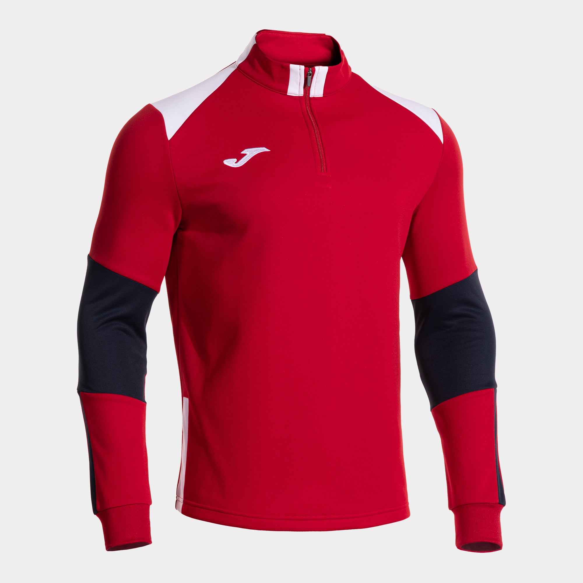 Joma DANUBIO IV Qtr Zip Sweatshirt (Red White)