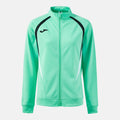 Joma CHAMPIONSHIP 20 Women's Full Zip Tracksuit Jacket (Light Green Black)
