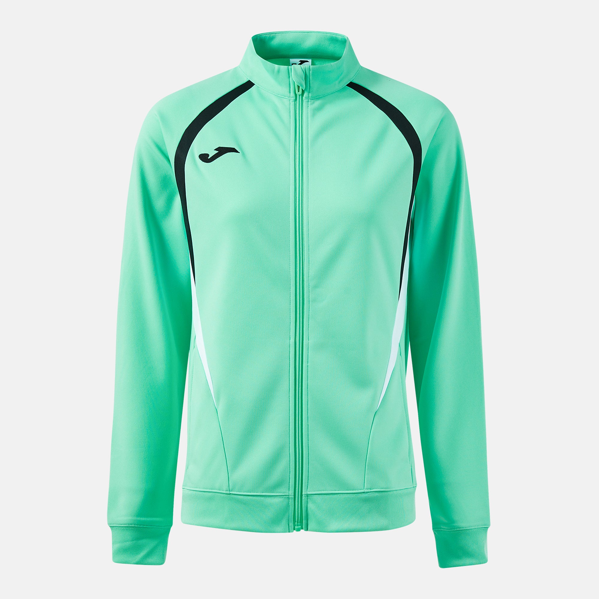 Joma CHAMPIONSHIP 20 Women's Full Zip Tracksuit Jacket (Light Green Black)