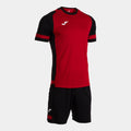 Joma LIDER Shirt and Short Set (Red Black)