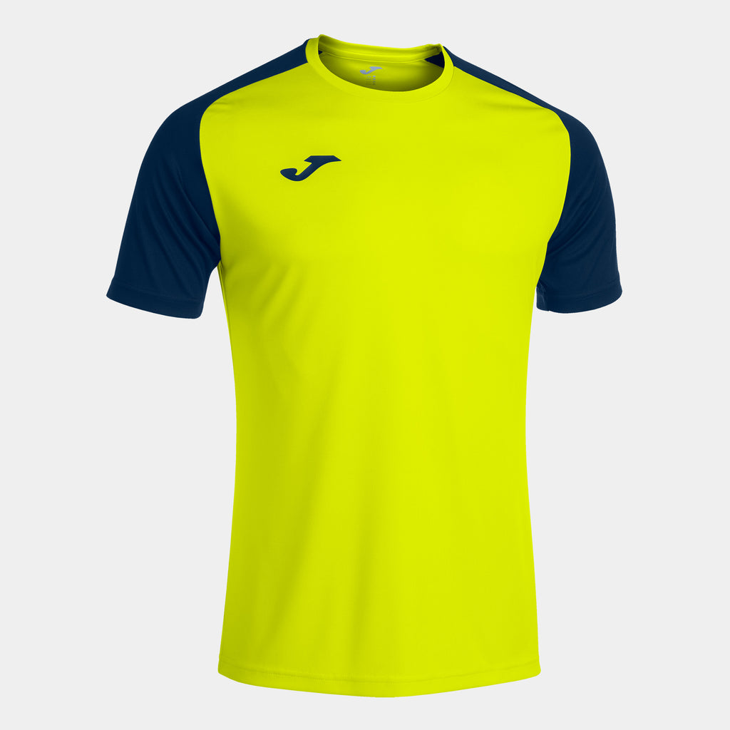 Joma ACADEMY IV Shirt (Fluo Yellow Navy Blue)