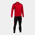 Joma CHAMPIONSHIP VII Tracksuit Set (Red Black)