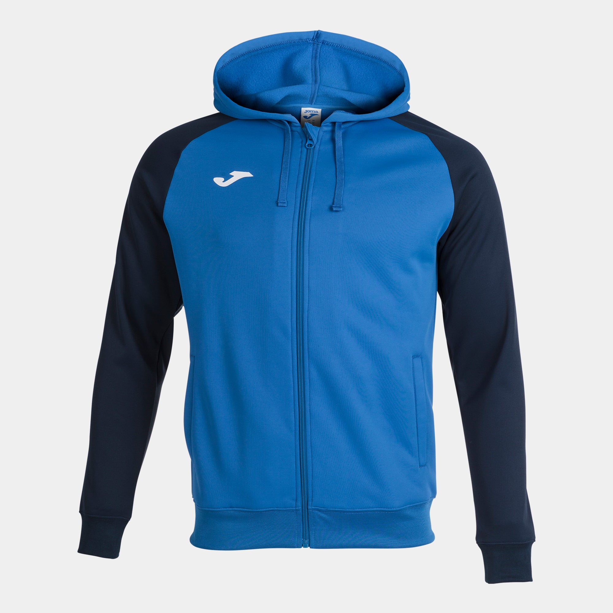 Joma ACADEMY IV Full Zip Hooded Jacket (Royal Blue Navy Blue)