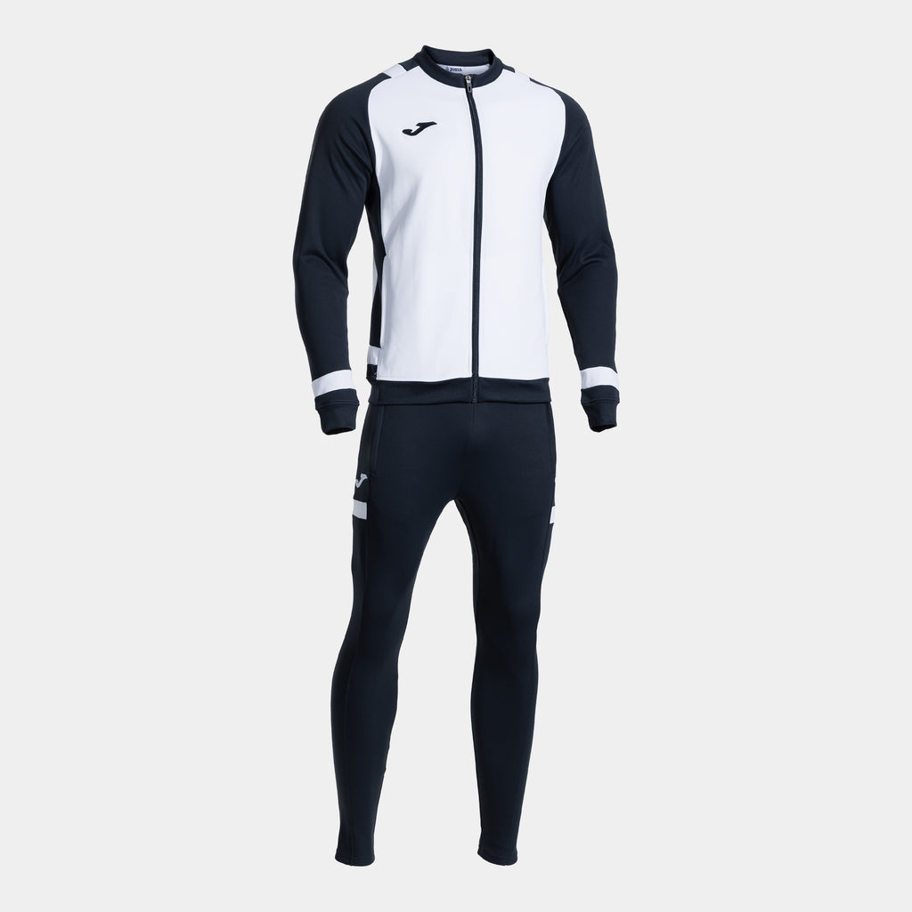 Joma LIDER Tracksuit Set (White Dark Navy)