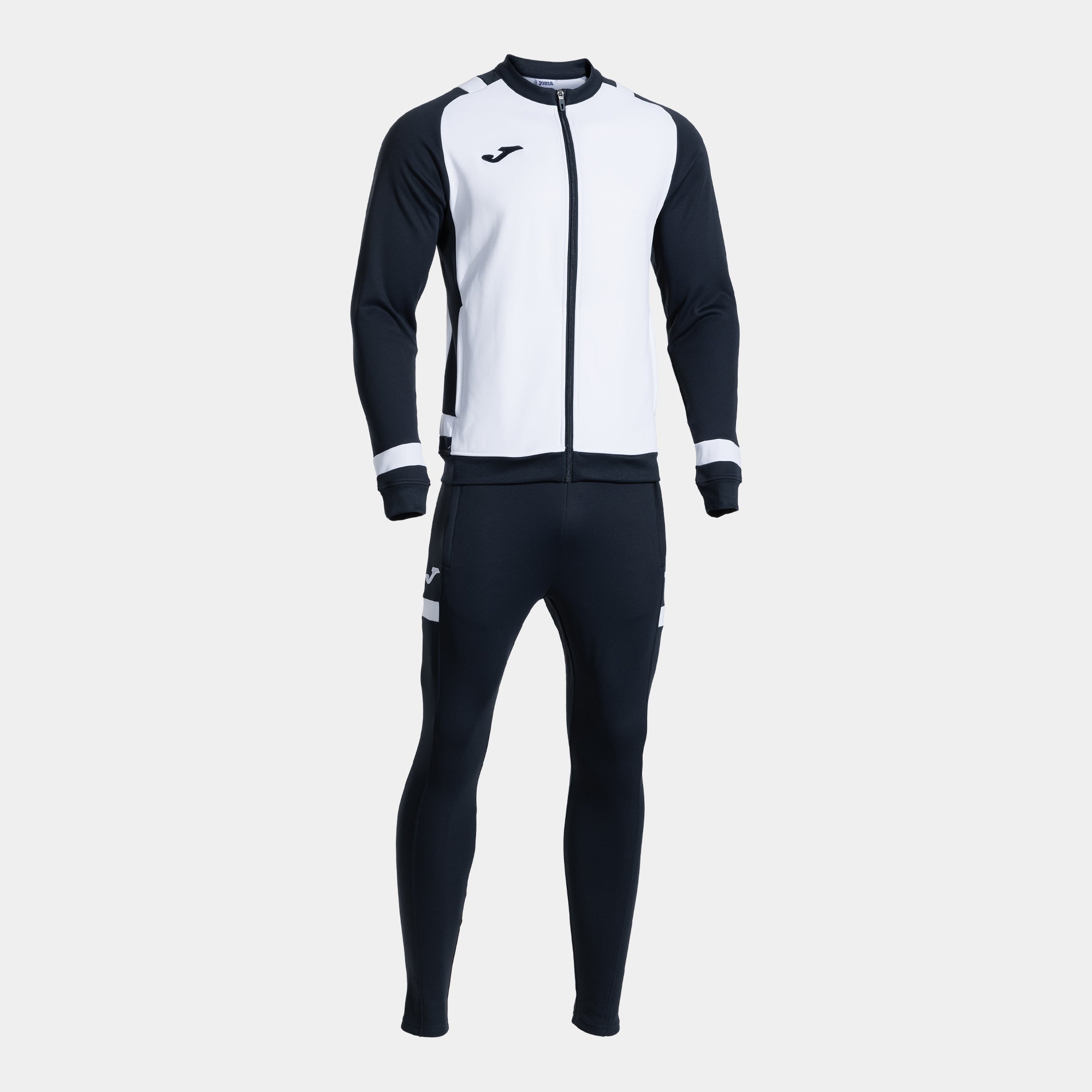 Joma LIDER Tracksuit Set (White Dark Navy)