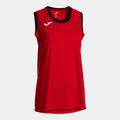 Joma FINAL BASKET Women's Sleeveless Shirt (Red Black)