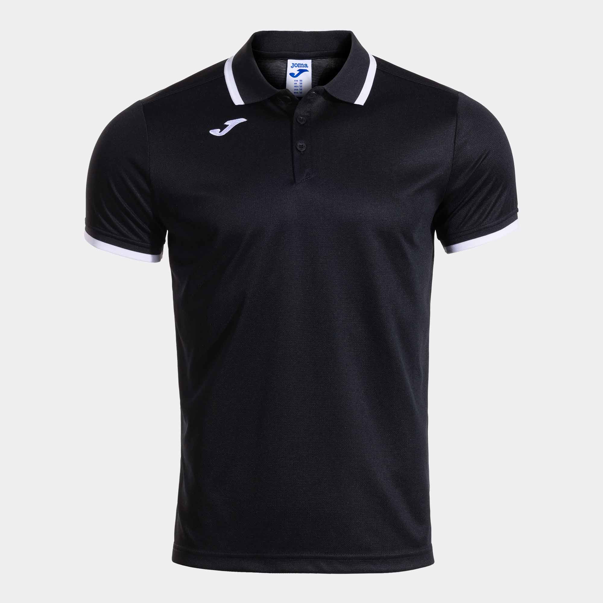 Joma COMBI PREMIUM Polo Shirt (Black White)