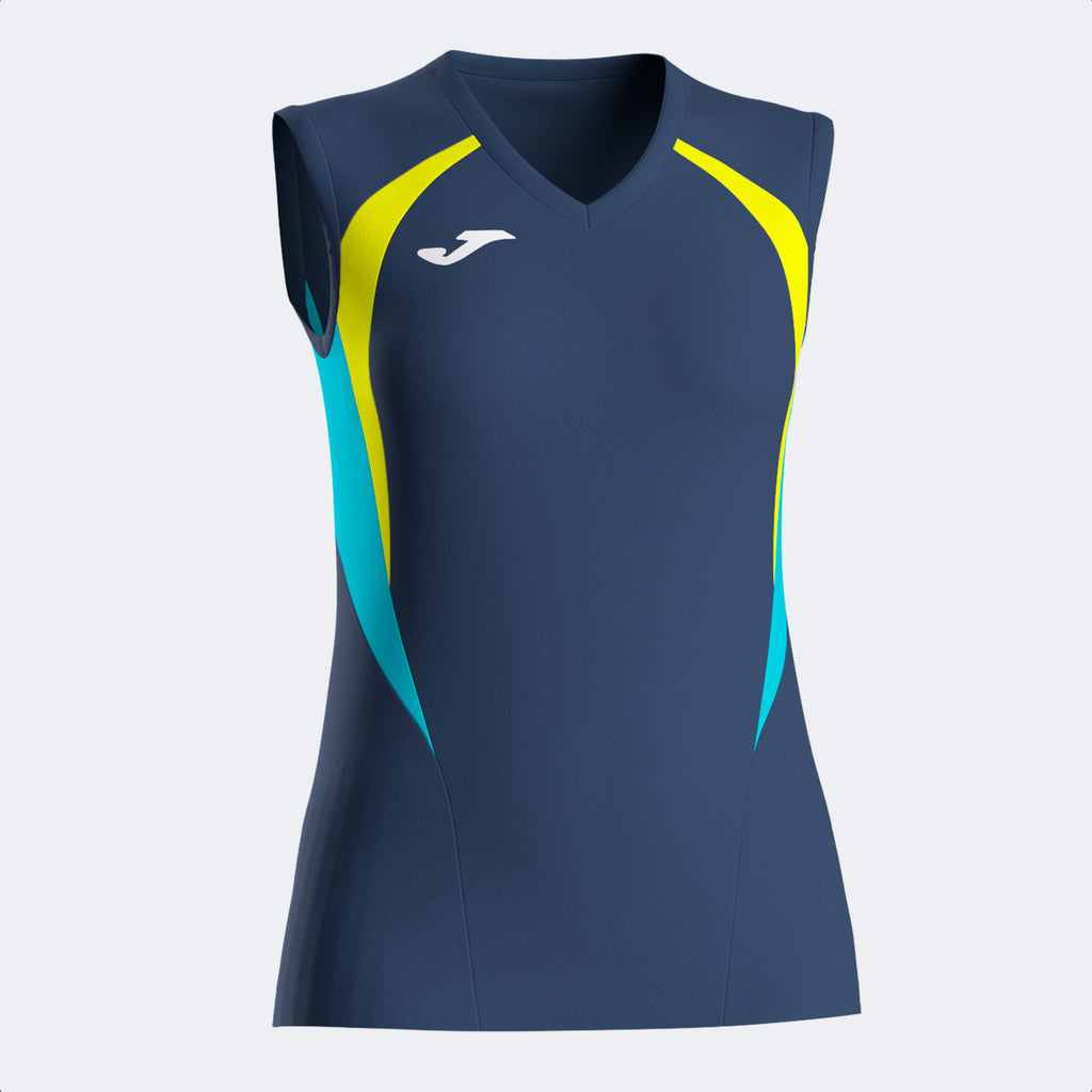 Joma CHAMPIONSHIP 20 Women's Sleeveless Shirt (Dark Navy Fluo Yellow)