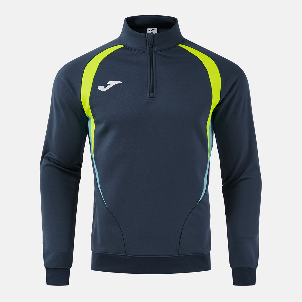 Joma CHAMPIONSHIP 20 Qtr Zip Sweatshirt (Dark Navy Fluo Yellow)