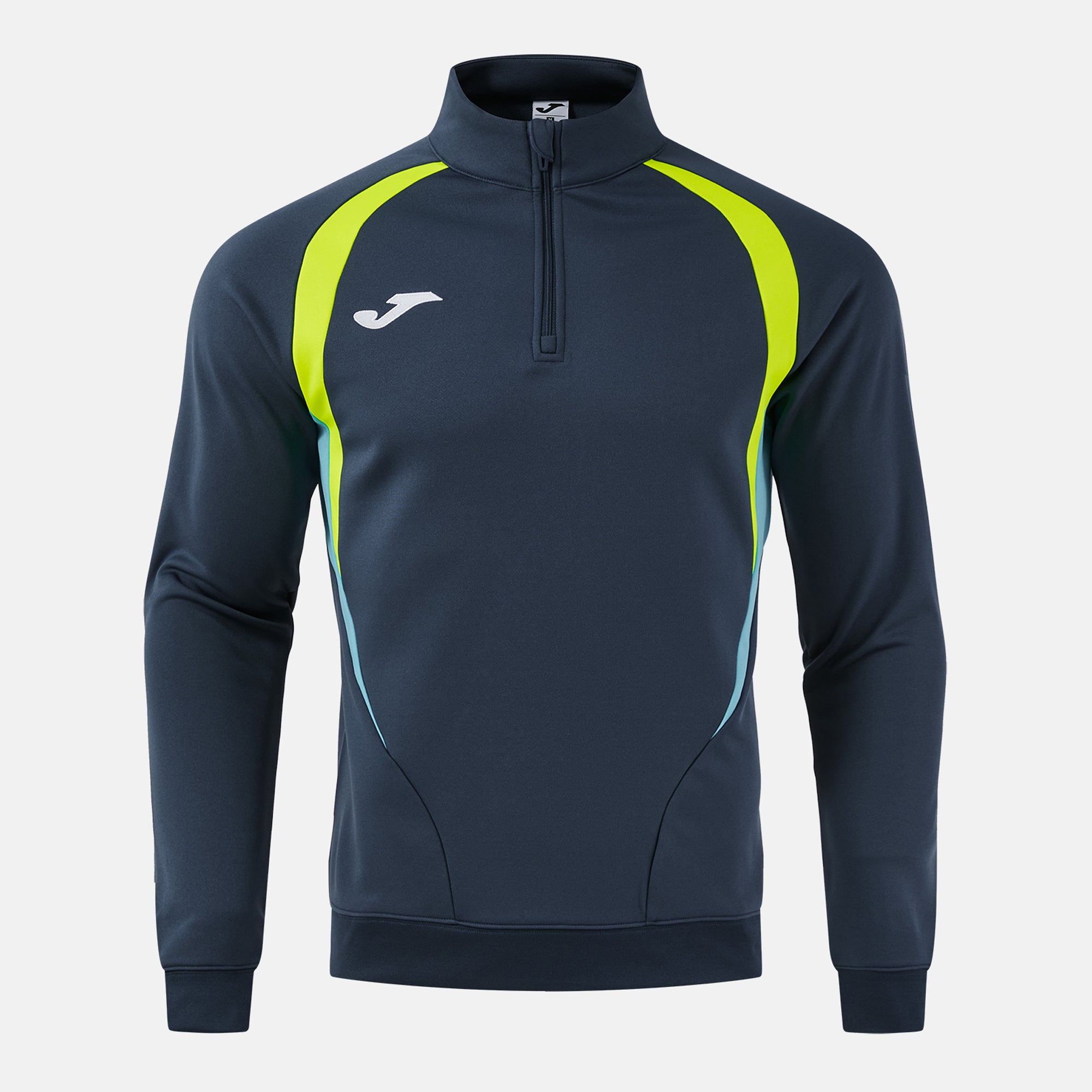 Joma CHAMPIONSHIP 20 Qtr Zip Sweatshirt (Dark Navy Fluo Yellow)