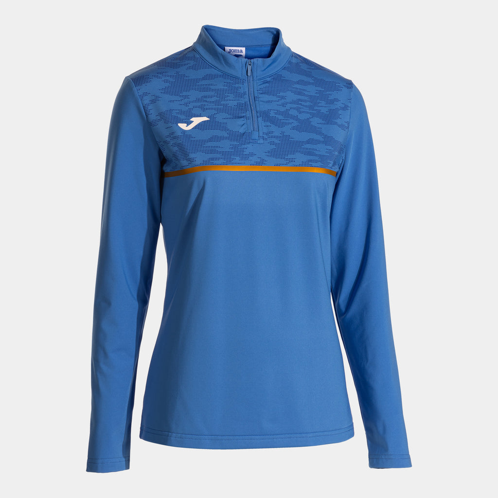 Joma RECORD III Women's Qtr Zip Sweatshirt (Royal Blue)