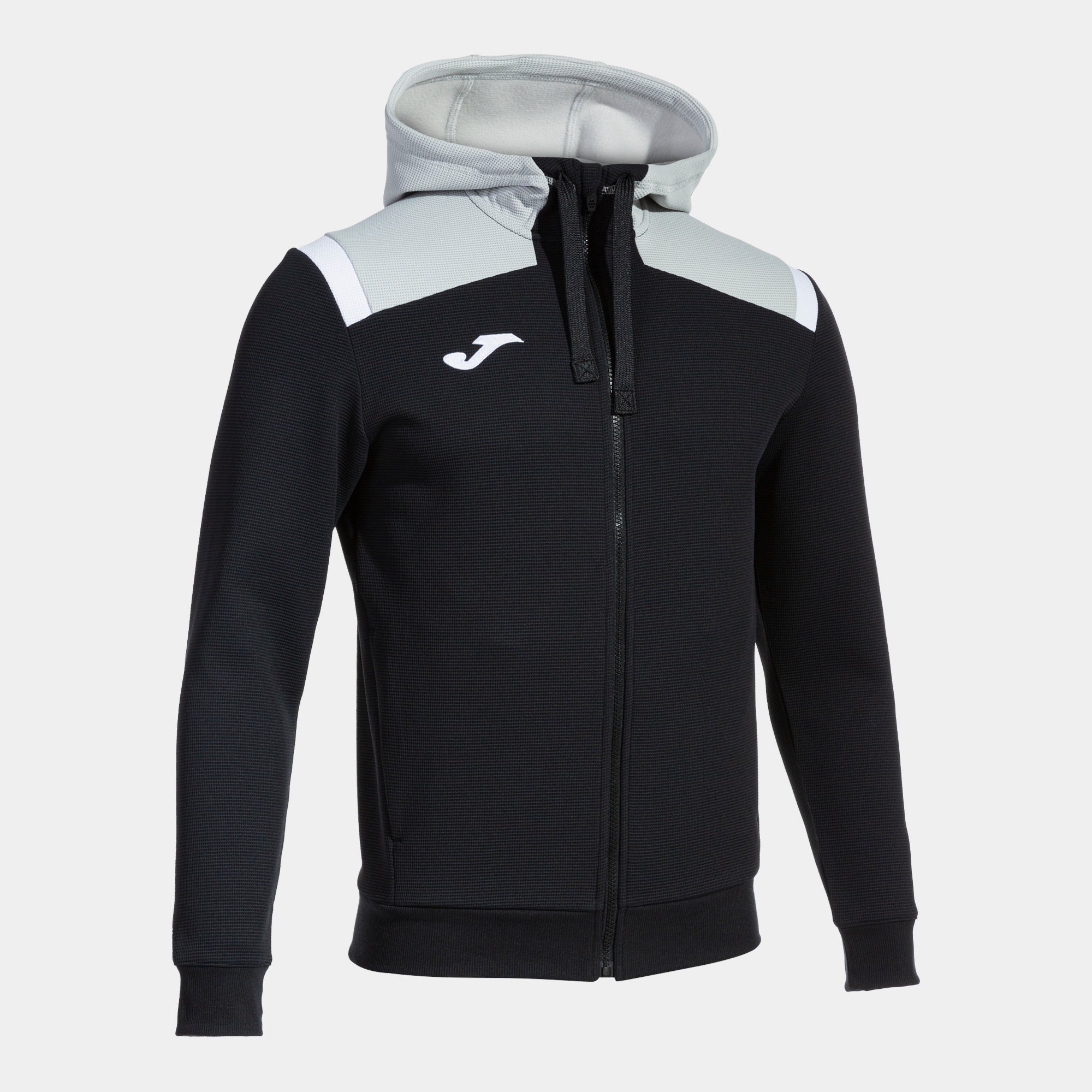 Joma TOLEDO Full Zip Hooded Jacket (Black)