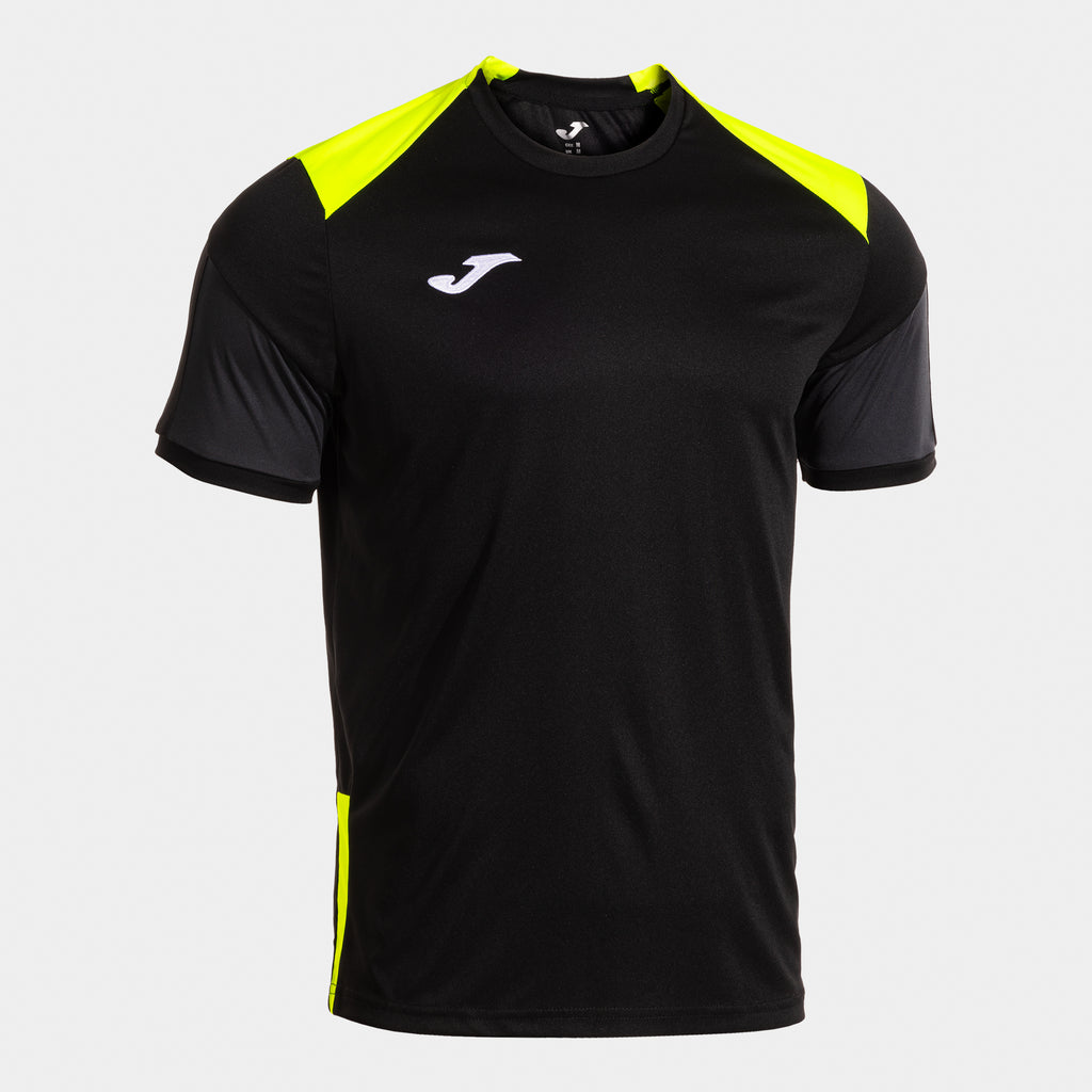 Joma DANUBIO IV Shirt (Black Fluo Yellow)