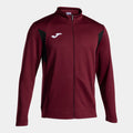 Joma WINNER III Full Zip Tracksuit Jacket (Burgundy Black)