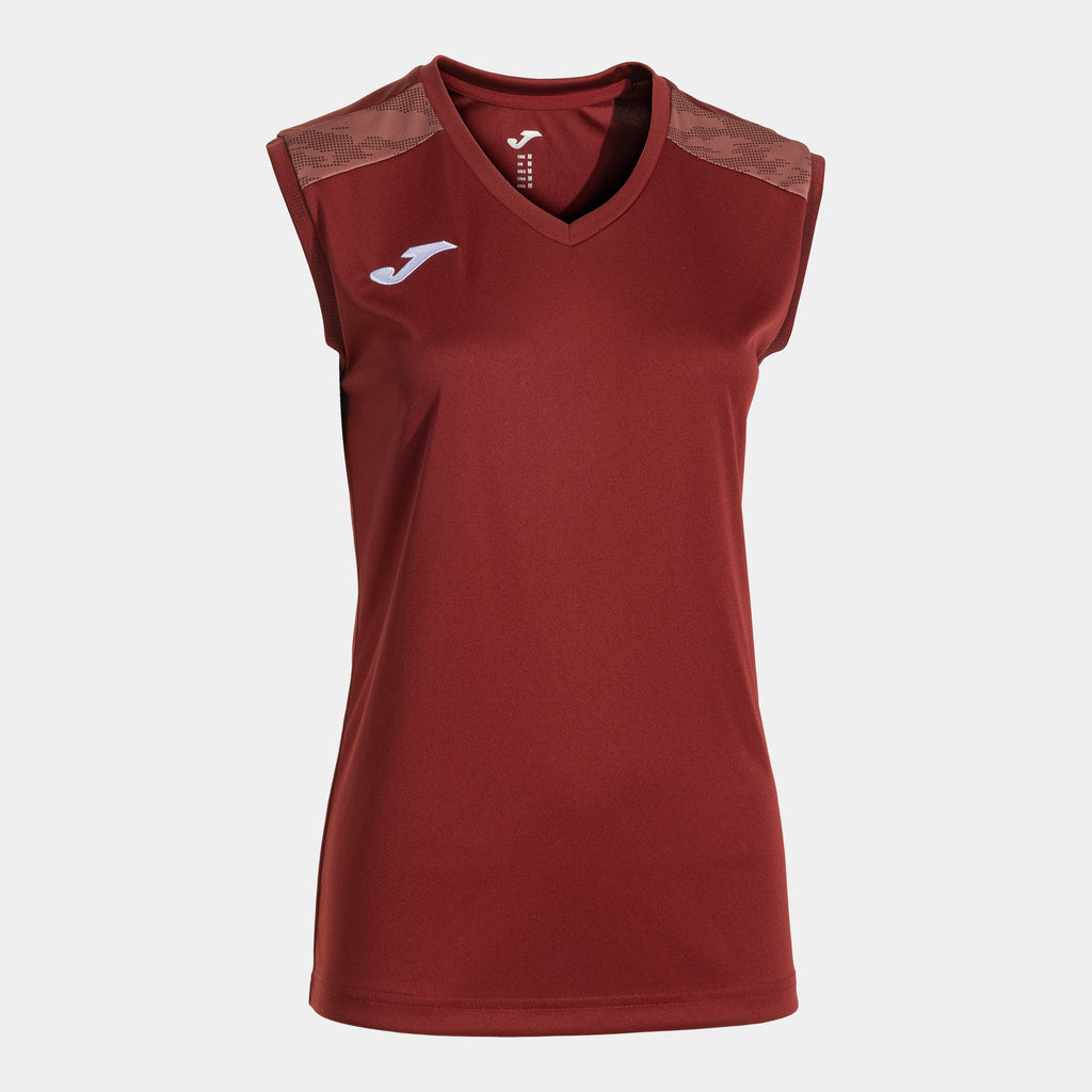 Joma CHAMPIONSHIP VIII Women's Sleeveless Shirt (Burgundy)