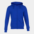 Joma JUNGLE Cotton Mix full Zip Hooded Jacket (Royal Blue)